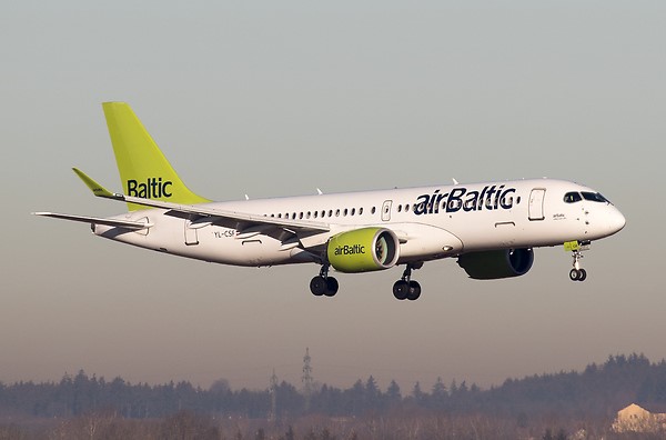 airBaltic posted revenues of €104 million for the first-quarter 2023