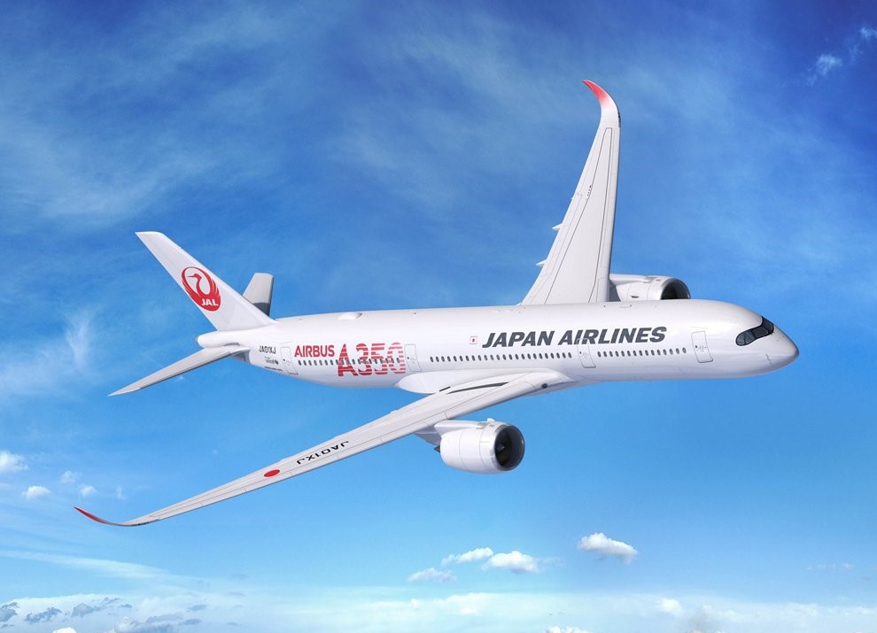 Japan Airlines has ordered 21 Airbus A350-900 aircraft from Airbus, along with 11 A321neo aircraft and ten Boeing 787-9 aircraft from the Boeing Company © Airbus