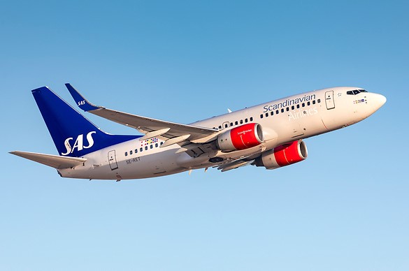 1.9 million passengers travelled with SAS Scandinavian Airlines in April