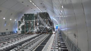 Cargo loading Lufthansa Cargo
