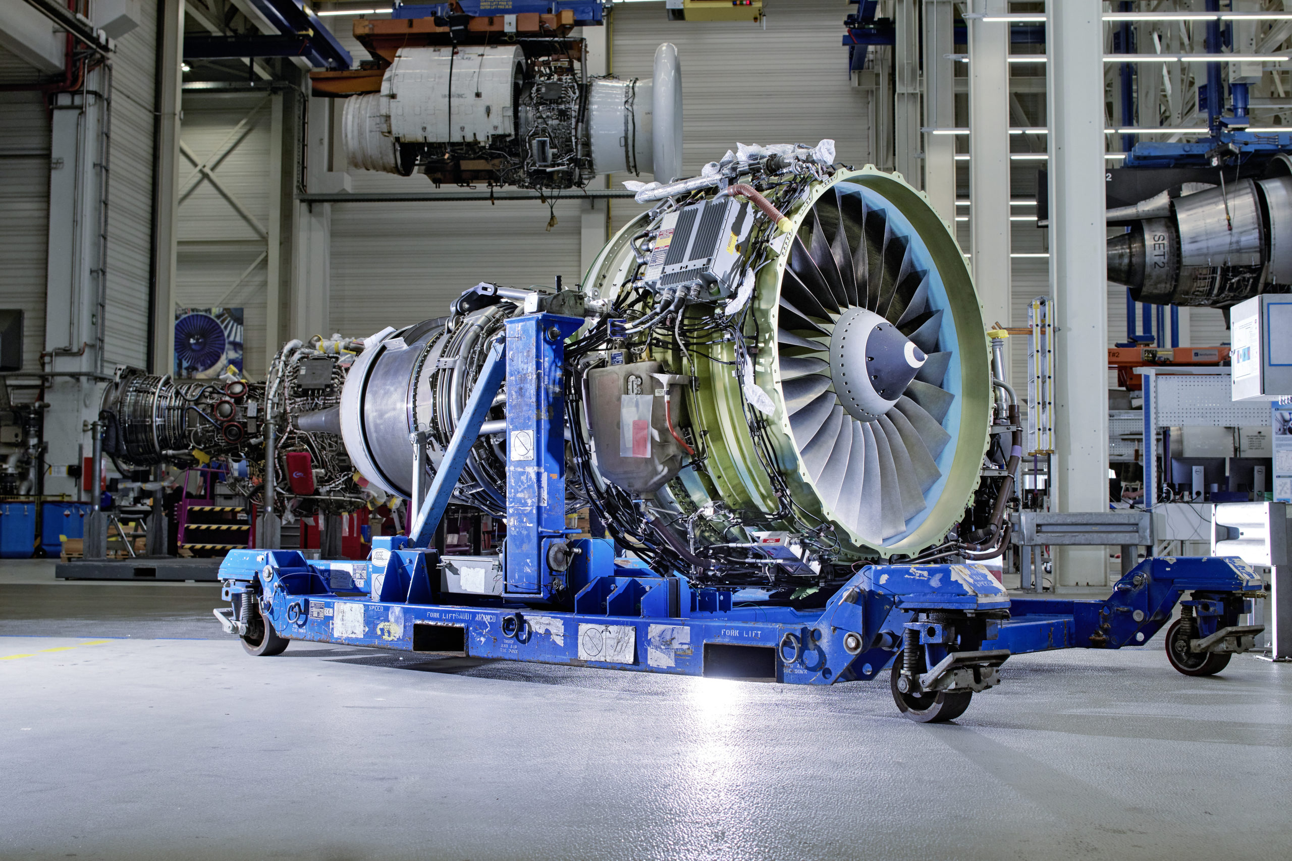 IBA predicts that the engine CFM56-7B is seeing the highest market value change with an increase of around 20% from 2023 to 2024