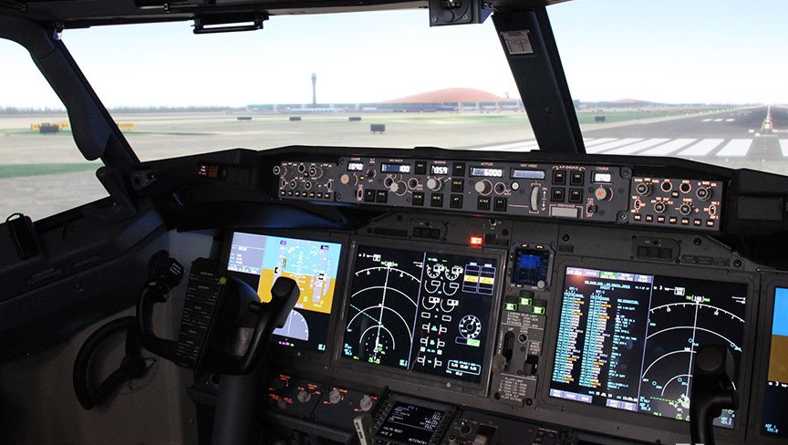 Boeing 737 MAX full flight simulator