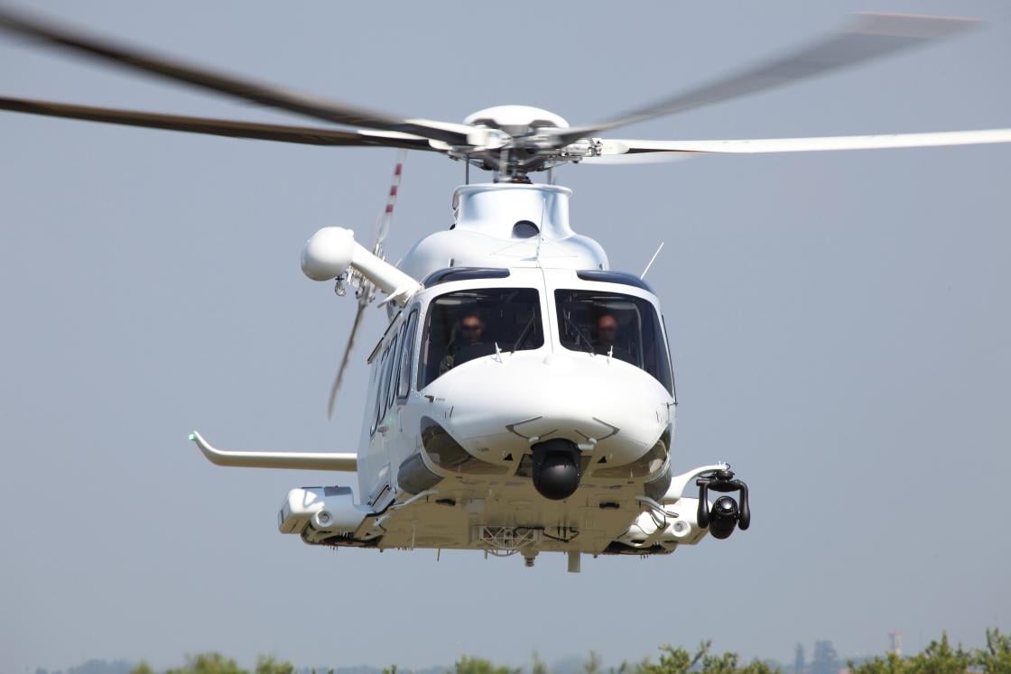 AW139 helicopter © Leonardo