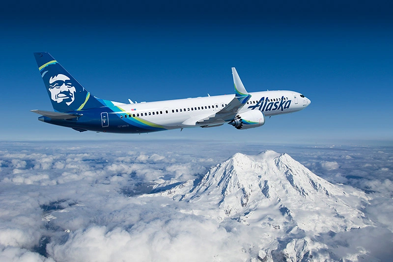 An Alaska Airlines Boeing 737 MAX 9 has lost a chunk of its fuselage during a flight