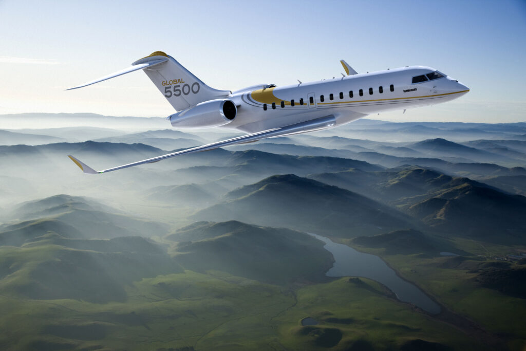 Global 5500 jet © Bombardier