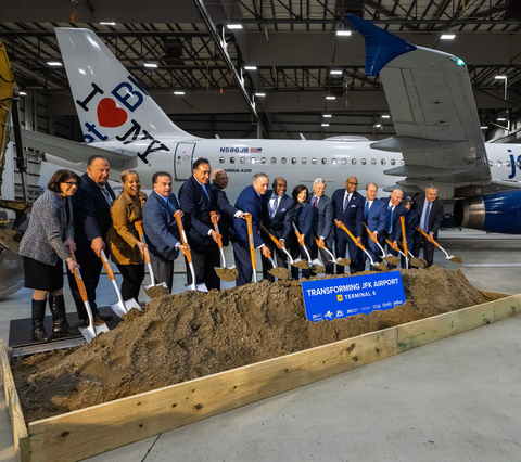 JetBlue celebrates ground breaking of US$4.2 billion project to develop new  JFK International Terminal 6