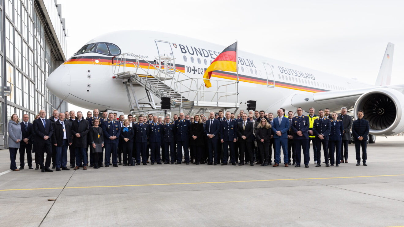 LHT hands over third Airbus A350 government aircraft to German Armed Forces