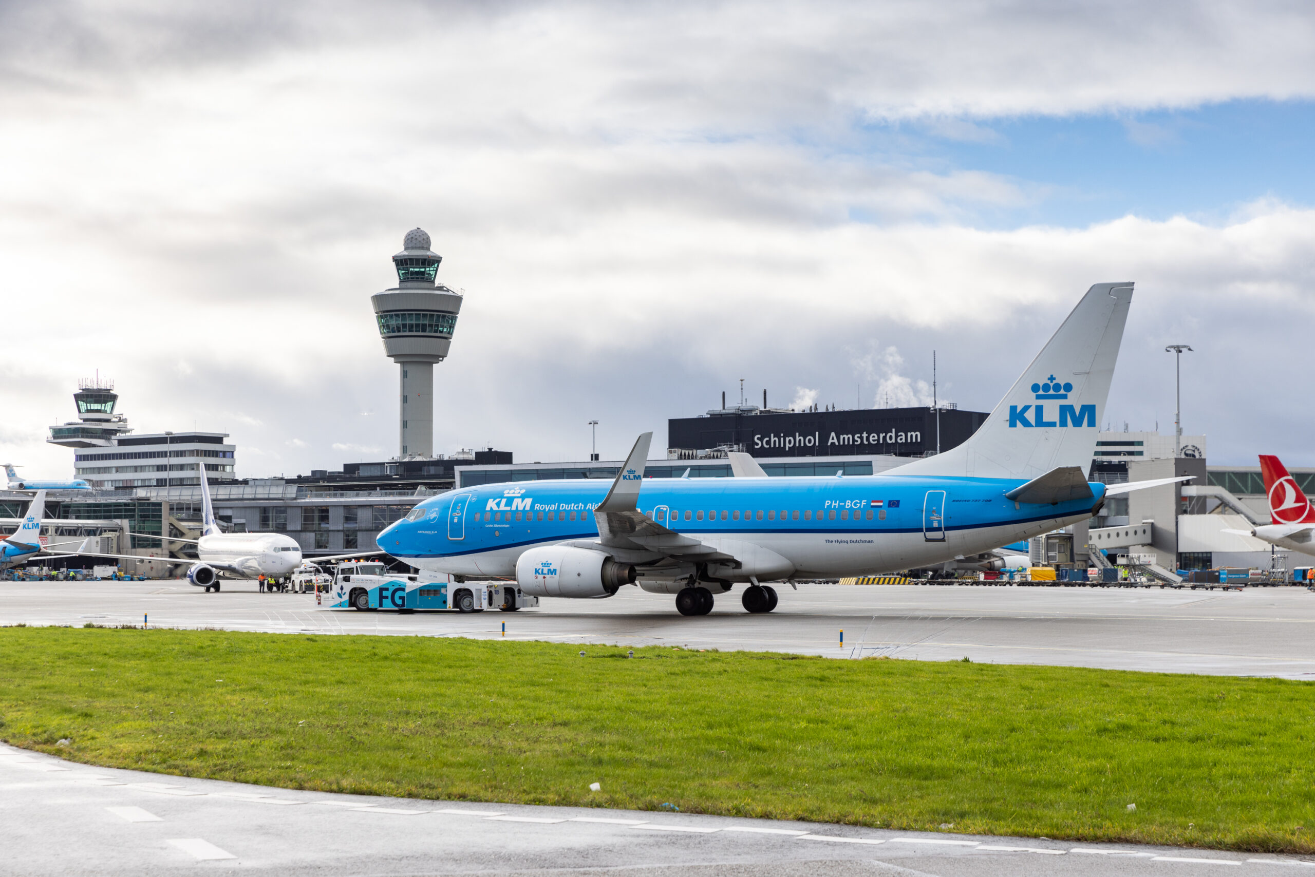 KLM aircraft at Schiphol Airport ©