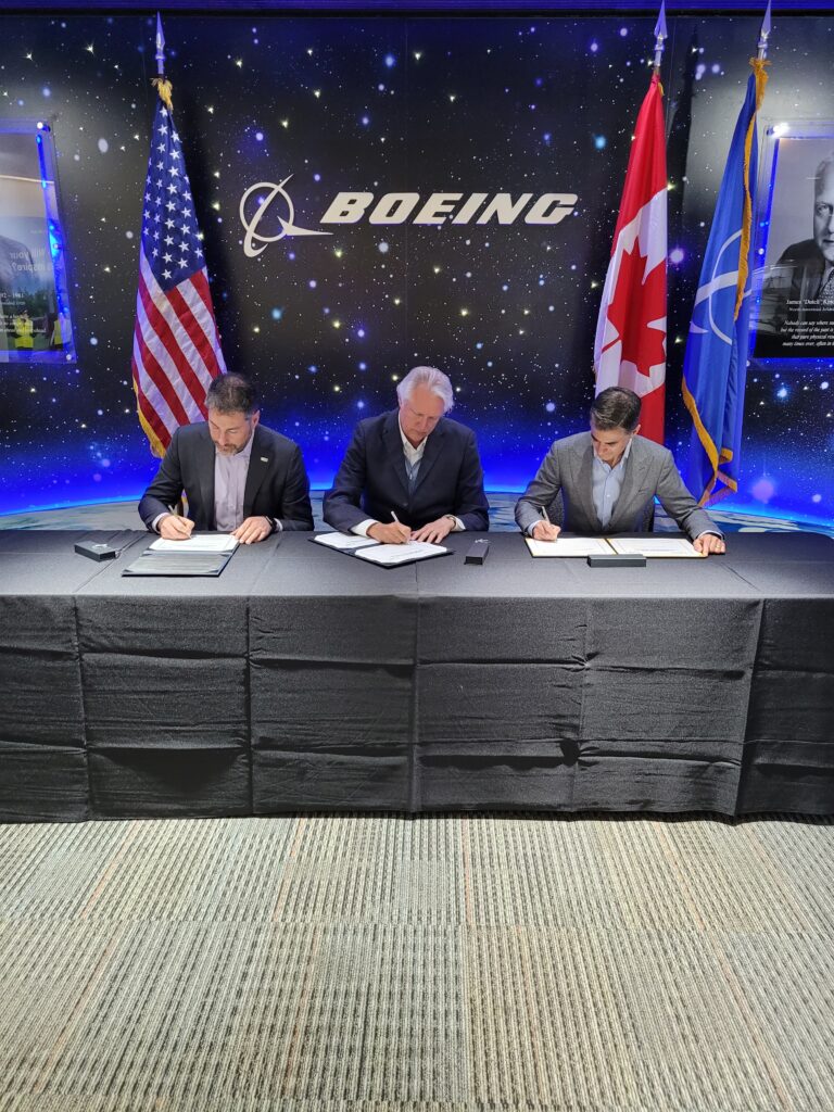 Boeing and CAE signed Teaming Agreements to expand multi-mission platform collaboration