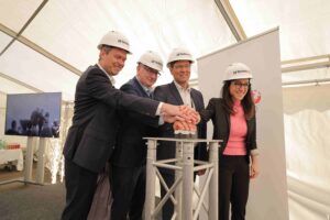 Ground breaking ceremony for SR Technic's Test Cell 2