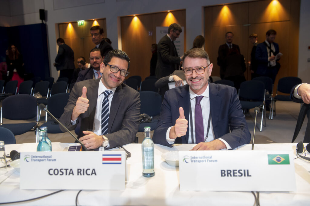 Brazil and Costa Rica have joined the International Transport Forum
