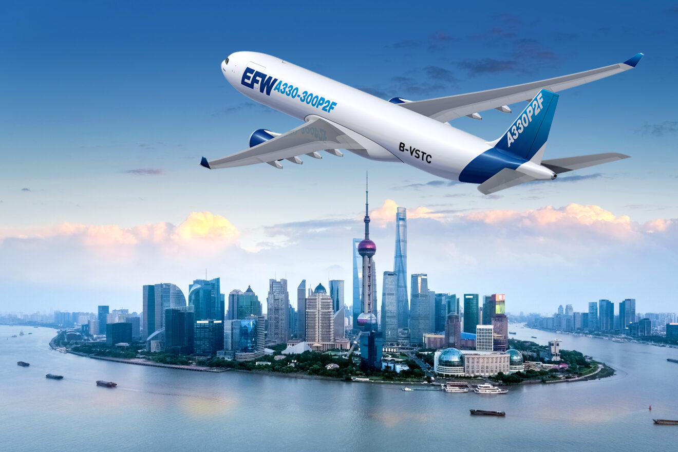 EFW receives Chinese validation of its STC for A330P2F