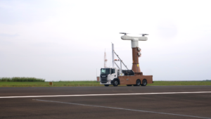 Eve Air Mobility began testing its vertical lift rotors aboard a new custom truck-mounted platform