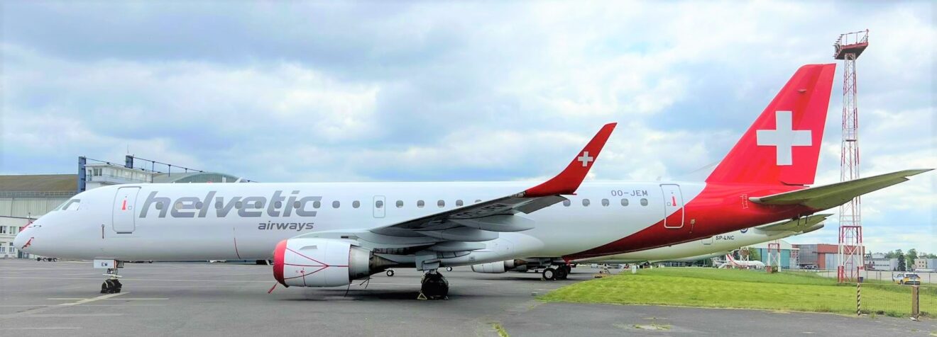 Helvetic Airways leases two Embraer E190s from TrueNoord