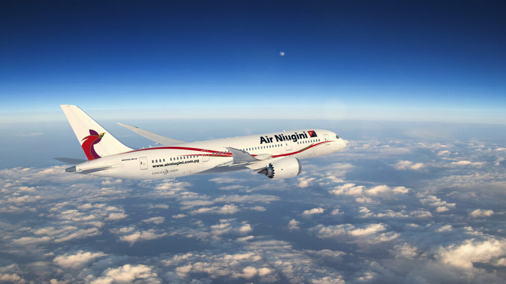 Air Niugini has chosen the B787-8 Dreamliner to grow its network