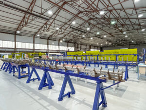 New manufacturing jigs are in place at Britten-Norman's Bembridge facility in preparation for production output increase