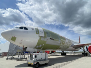 The A330P2F has been redelivered to launch customer DHL