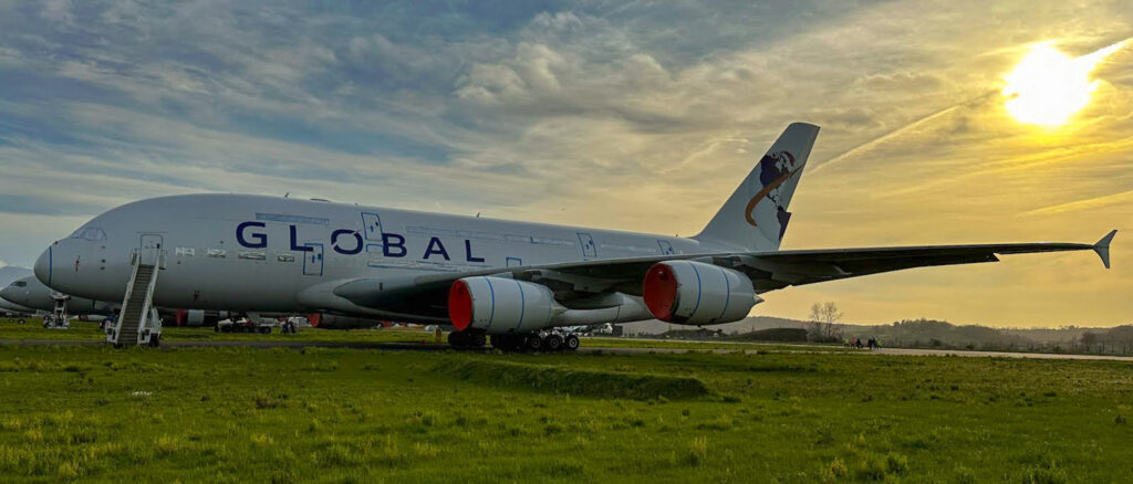 Global Airlines has ordered three additional Airbus A380 aircraft