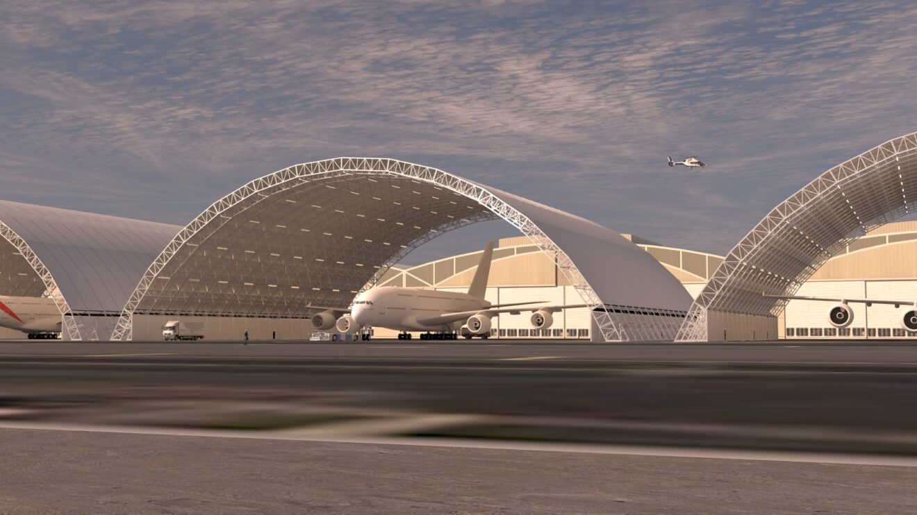 A380 storage and maintenance hangar