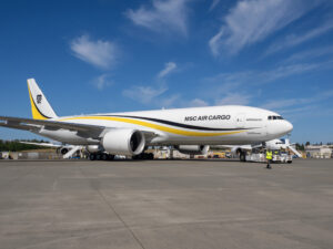 Atlas Air has taken delivery of the fourth 777F on behalf of MSC © Atlas Air