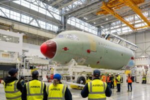 Official inauguration of Airbus' new A320-family FAL in Toulouse