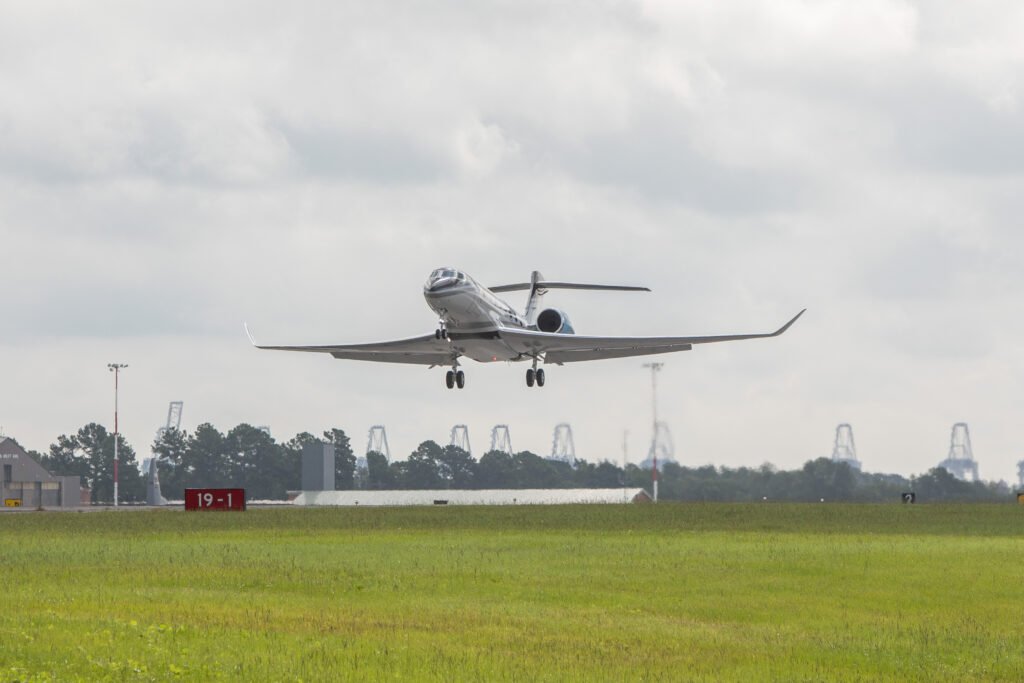 The second G800 jet took flight on July 15