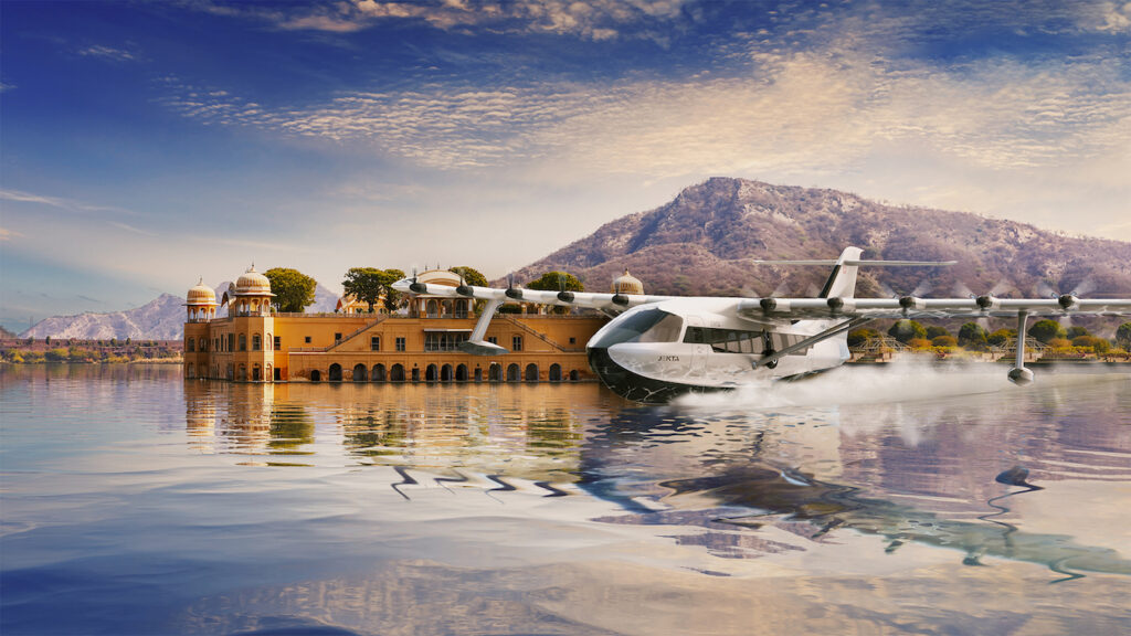 The order for fifty Jekta PHA-ZE 100 electrically powered amphibious aircraft will boost amphibious aircraft operations across India