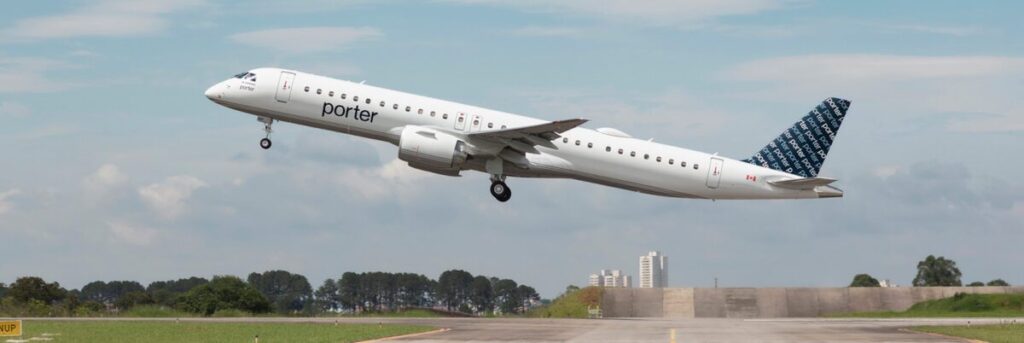 Falko has delivered a fifth Embraer E195-E2 jet to Porter Airlines