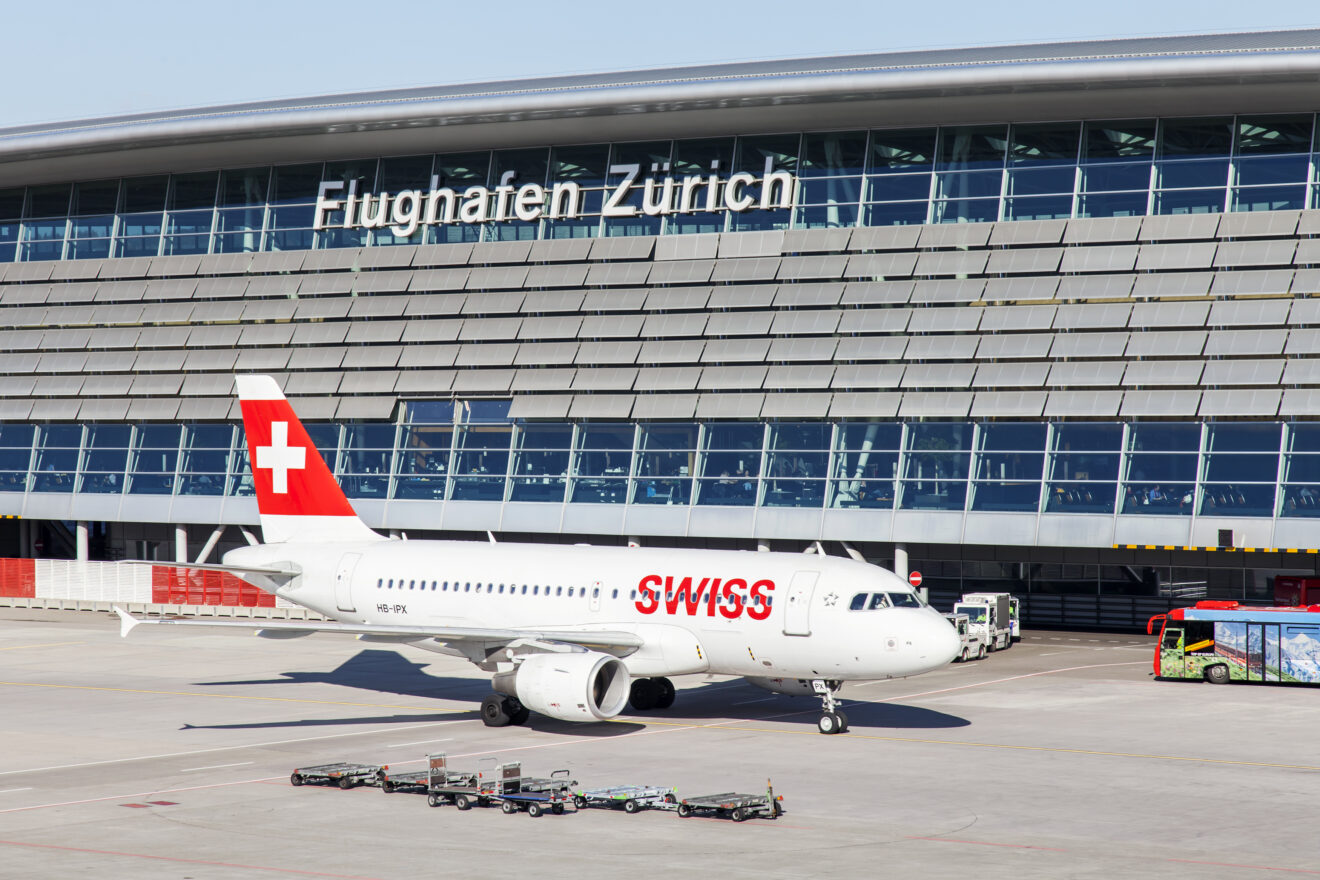 Zurich Airport traffic movements at 92% of 2019 level