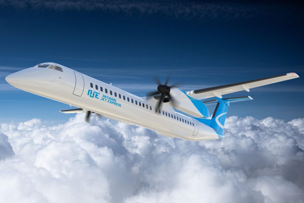NJE to take delivery of its ninth De Havilland Dash 8-400NG aircraft