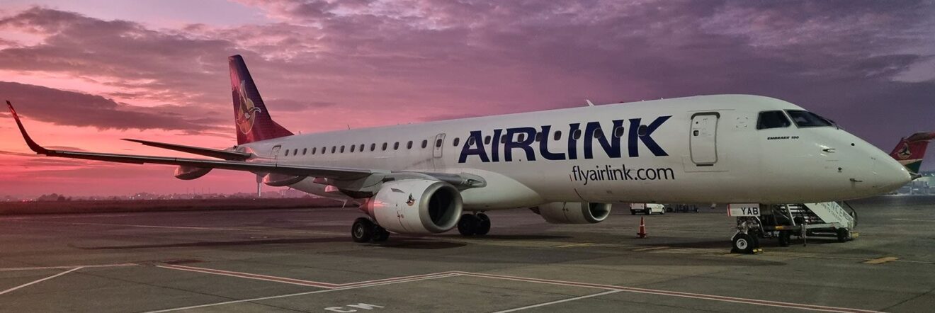 South African carrier Airlink has received two E190 jets on lease from Falko