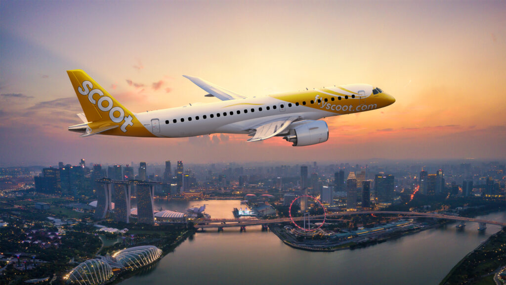 Singaporean low-cost airline Scoot and Embraer have signed a pool programme agreement