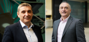 Richard Hough (right), will succeed Tom Barret (left) as the new President and CEO at elfc