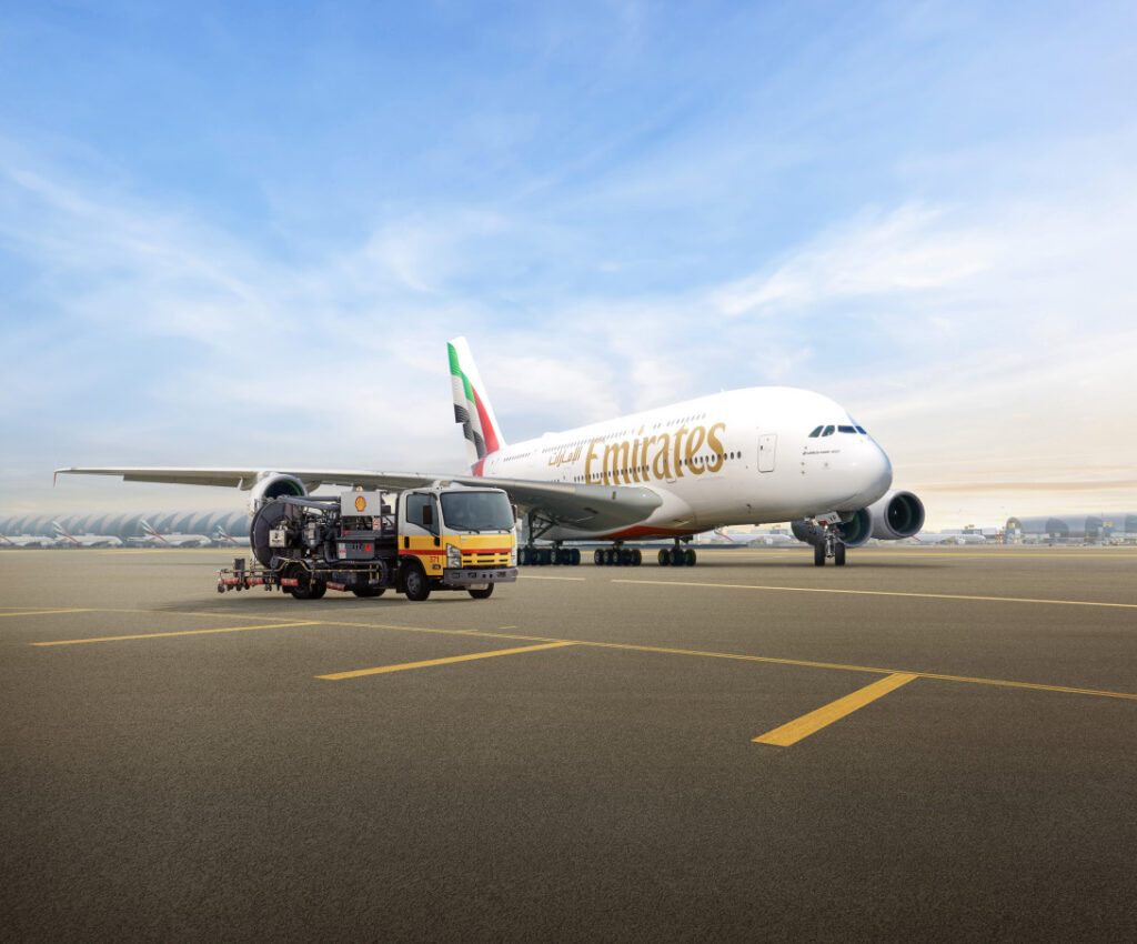 Shell Aviation will supply 300,000 gallons of SAF for Emirates' hub in Dubai