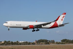 The first B767-300ER has been redelivered to Challenge Airlines