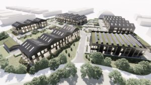 Rendering of London Oxford Airport’s new R&D Science Park