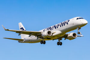 Finnair's Embraer fleet will be outfitted with Cobalt Spectrum LED mood lighting systems from IFPG Group © AirTeamImages