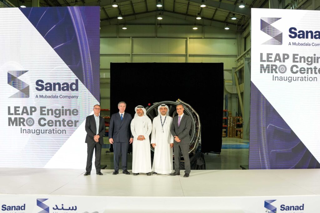 Official inauguration of Sanad's CMF LEAP engine MRO centre