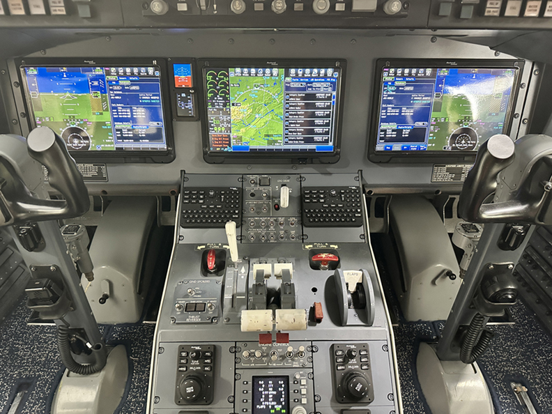West Star Aviation CHA has successfully installed a Collins Pro Line Fusion® integrated avionics system in a Challenger 604 jet