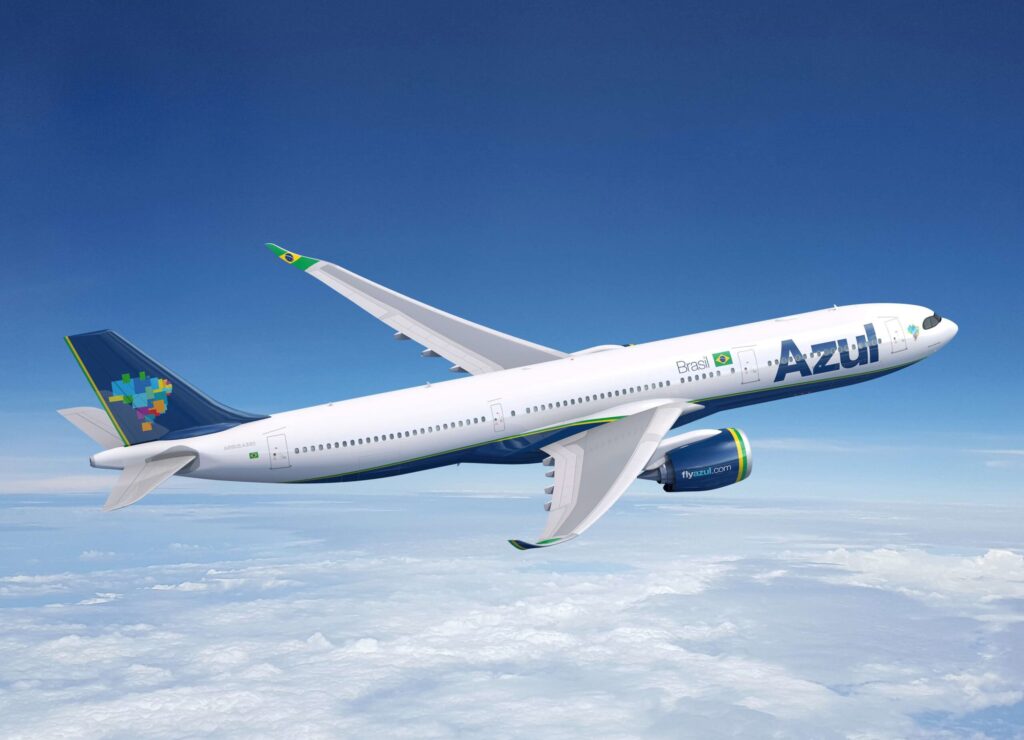 Rendering of Azul's newly ordered Airbus A330-900 © Airbus