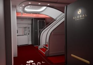 Image of Global Airlines' interior
