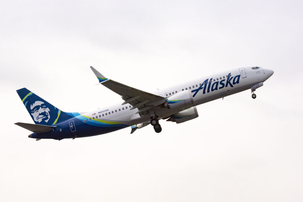 Alaska Airlines is integrating the first Boeing 737-8 into its fleet