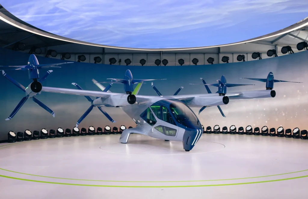Supernal eVTOL aircraft S-A2 debuted at CES 2024 in Las Vegas, Nevada, U.S.A.