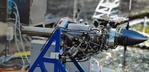 Turbotech and Safran have successfully tested the first hydrogen-fuelled gas turbine engine for the light aviation market © Safran