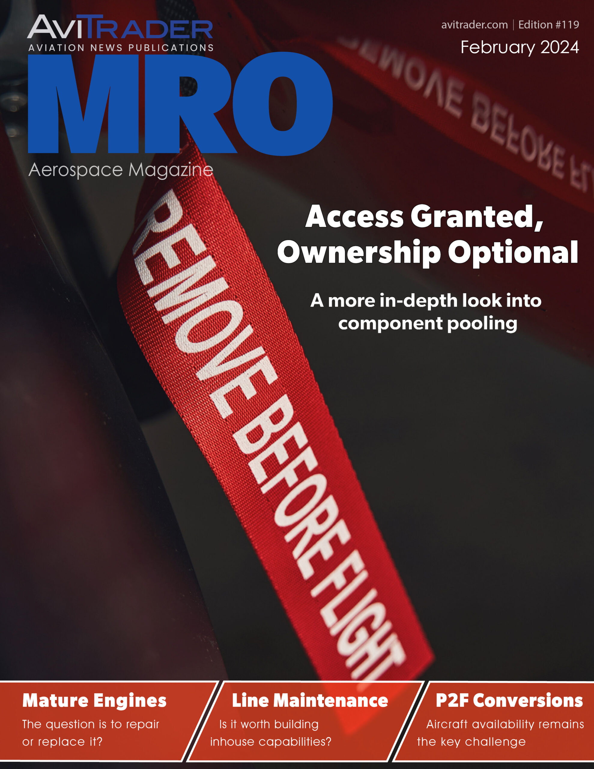 Avitrader MRO magazine - remove before flight - component maintenance