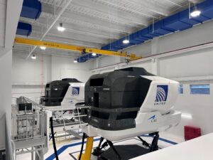 United will add 12 advanced full-motion flight simulators to the new building at the Denver Flight Training Centre