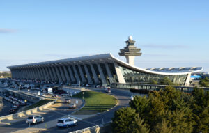US$35 million will go to Washington Dulles International Airport in Virginia, funding a portion of the construction of a 14-gate, 400,000 ft² terminal building