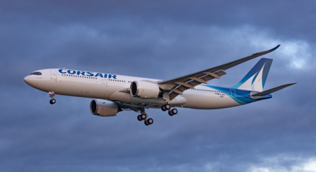 Corsair has taken delivery of one Airbus A330neo from AerCap © AerCap
