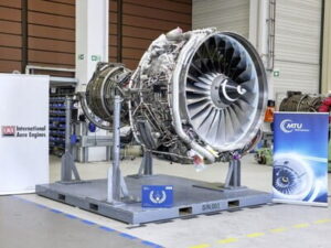 IAE has tested the V2500 engine with 100% SAF at MTU Maintenance Hannover, Germany © Pratt & Whitney