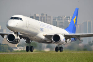First flight of the E190F © Embraer